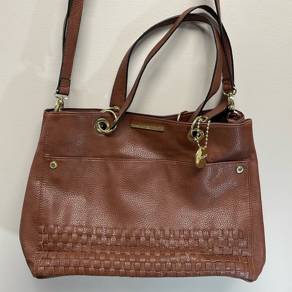 NWOT Steve Madden Faux Pebbled Leather Handbag Purse with Shoulder Strap - Picture 1 of 16